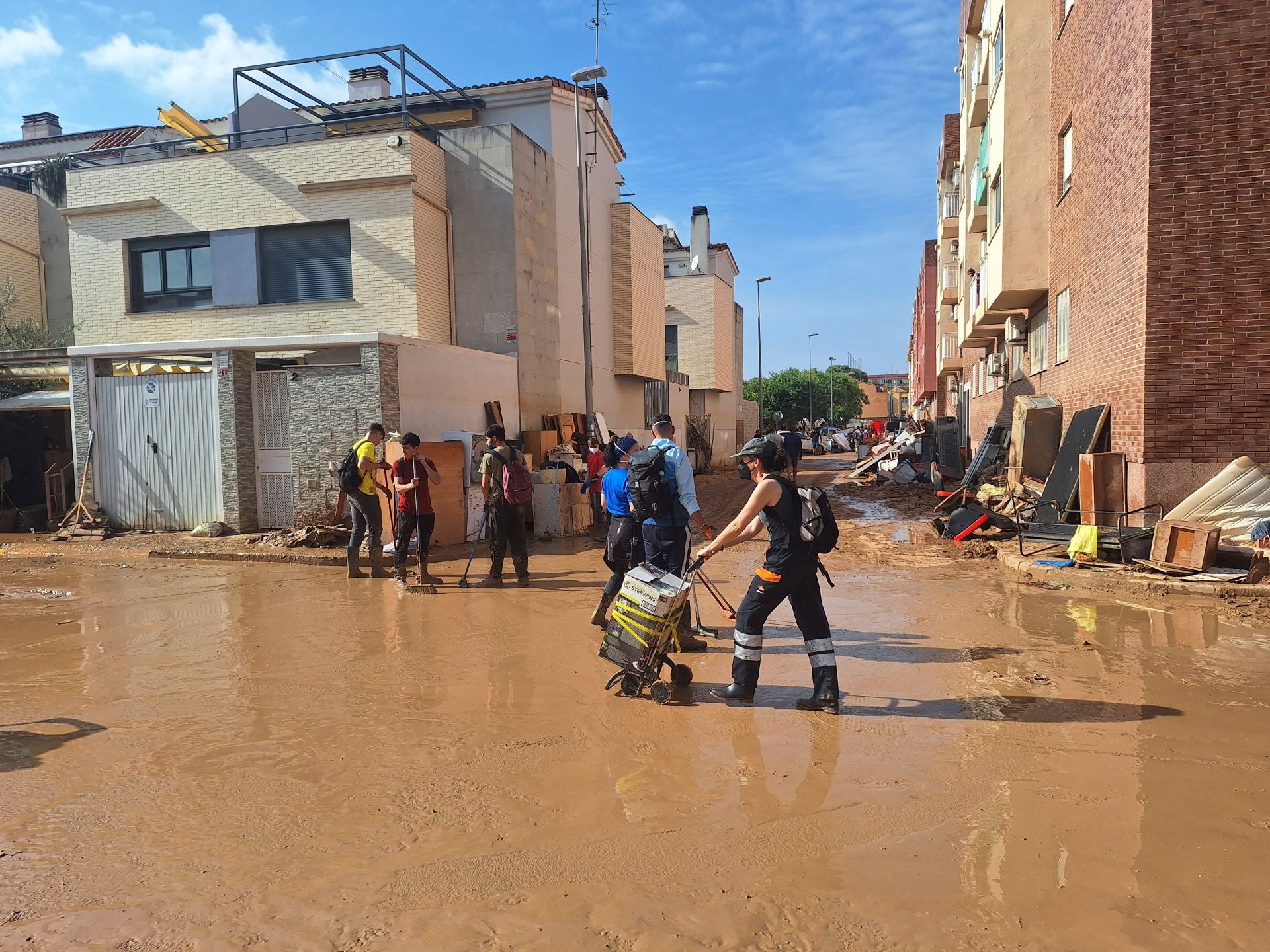 Así está Alfafar una semana después del paso de la DANA