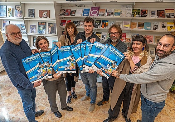 Hernanikomik-en aurkezpena liburutegian egin dute.