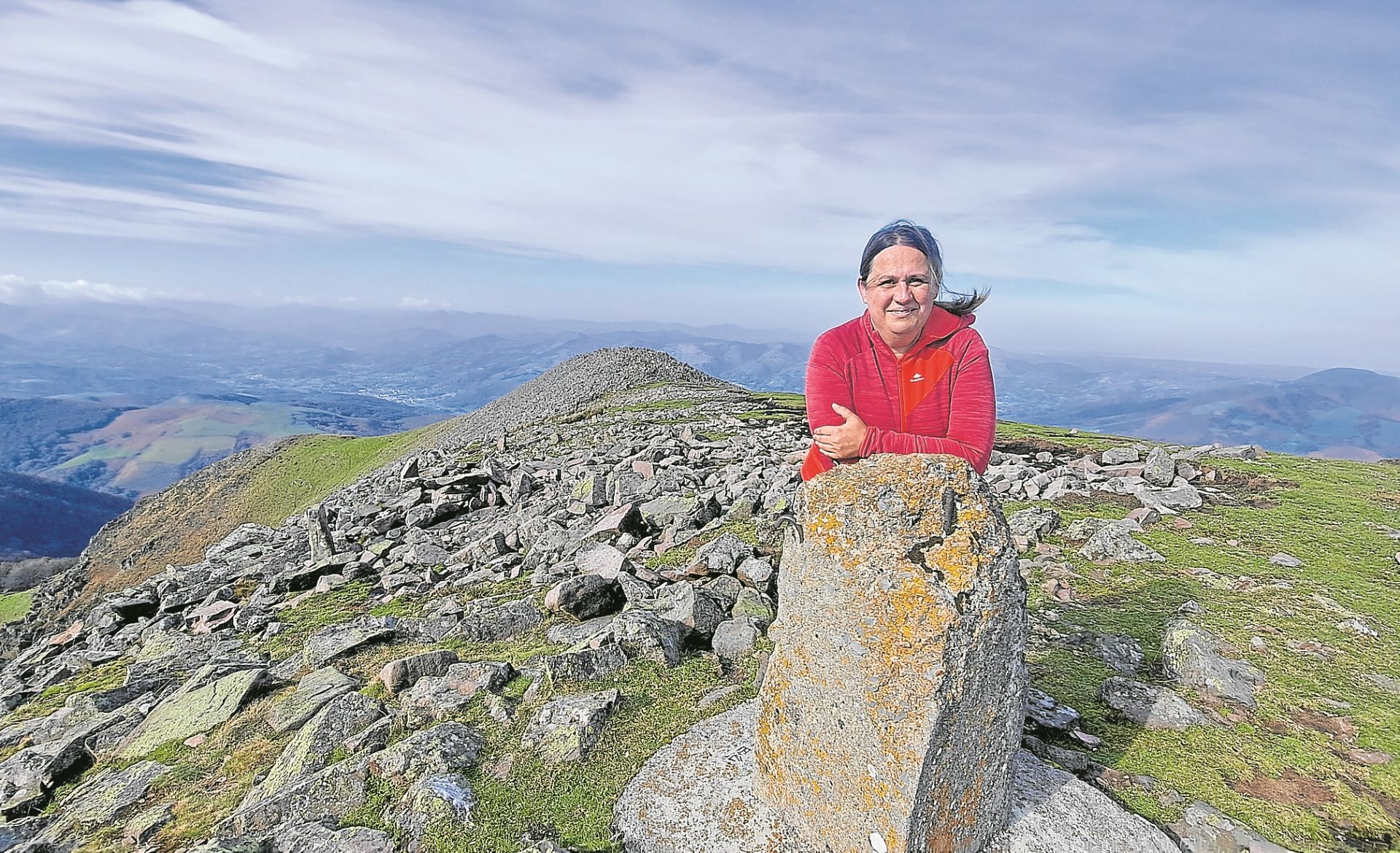 Las vistas desde la cima de Hautza son espectaculares.