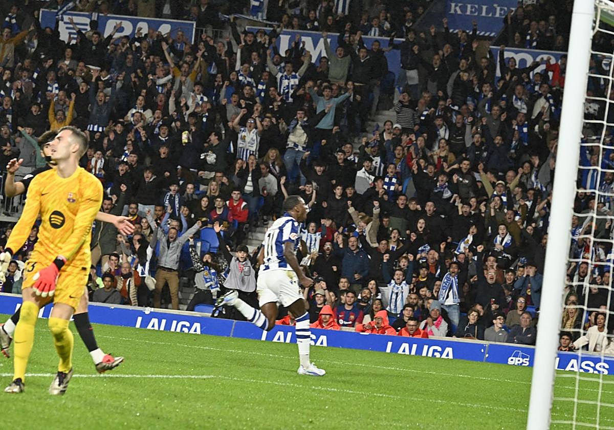 Videoresumen y gol del Real Sociedad 1 - Barcelona 0