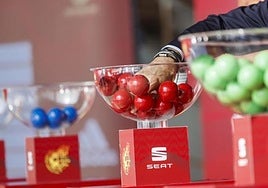 Sorteo de la Copa del Rey.