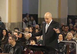El director Mikel Markiegi durante un anterior concierto en San Francisco.