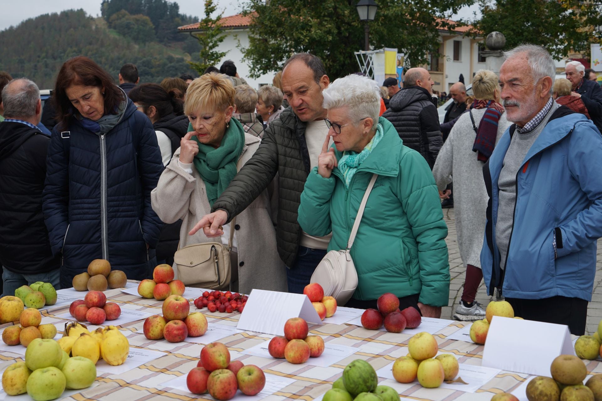 Gabirian ospatutako sagar azokaren argazkiak