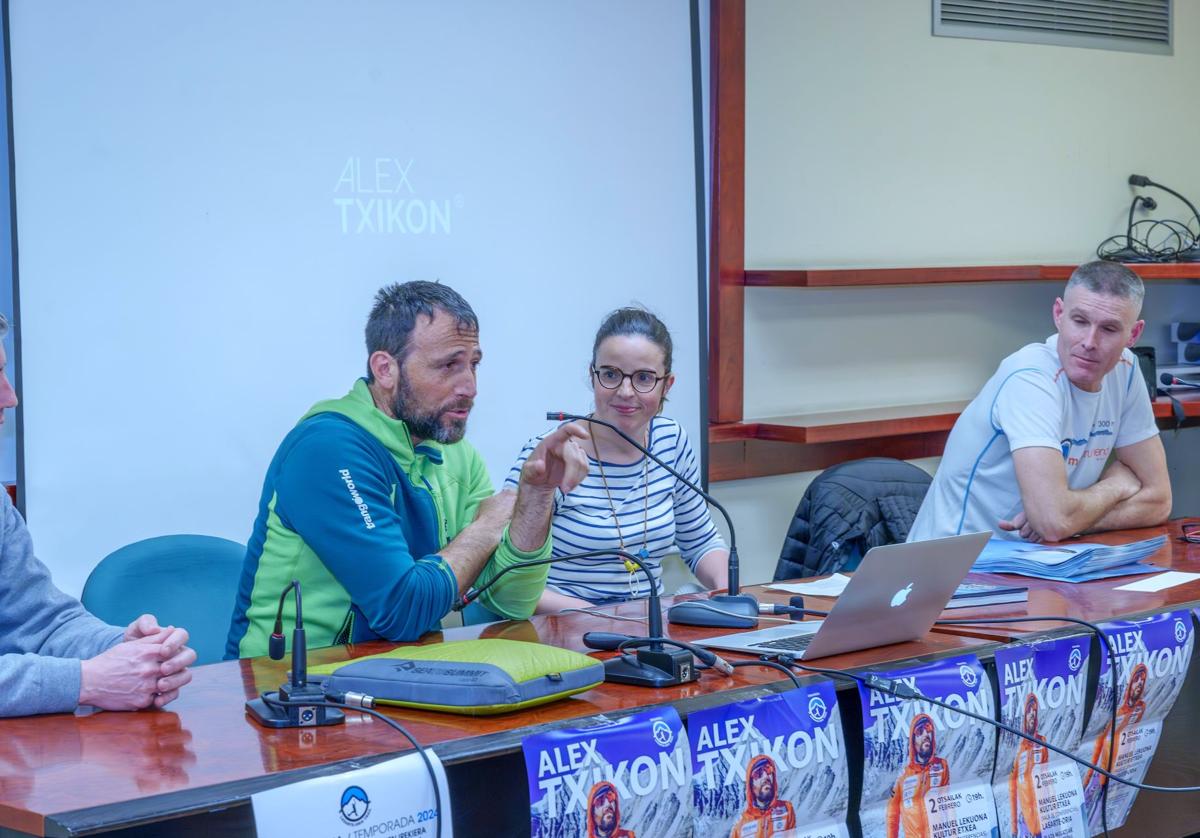 Alex Txikon ofrecerá este lunes, al igual que lo hizo hace unos meses en Lasarte-Oria, una charla en Bastero.