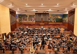 Euskadiko Orkestra, durante uno de sus ensayos.