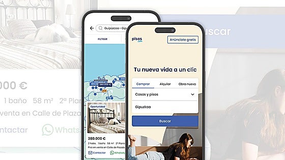 La compraventa se anima empujada por el entorno hipotecario, según pisos.com