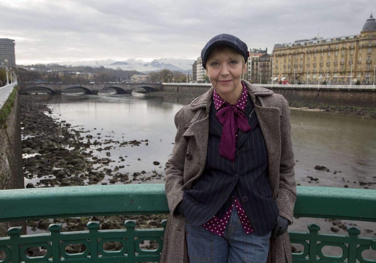 Susana Koska posa en Donostia.