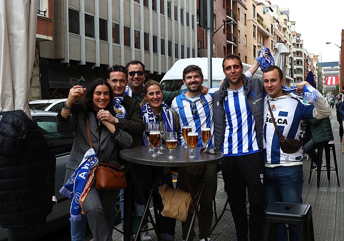 Ambiente de lujo horas antes de la previa