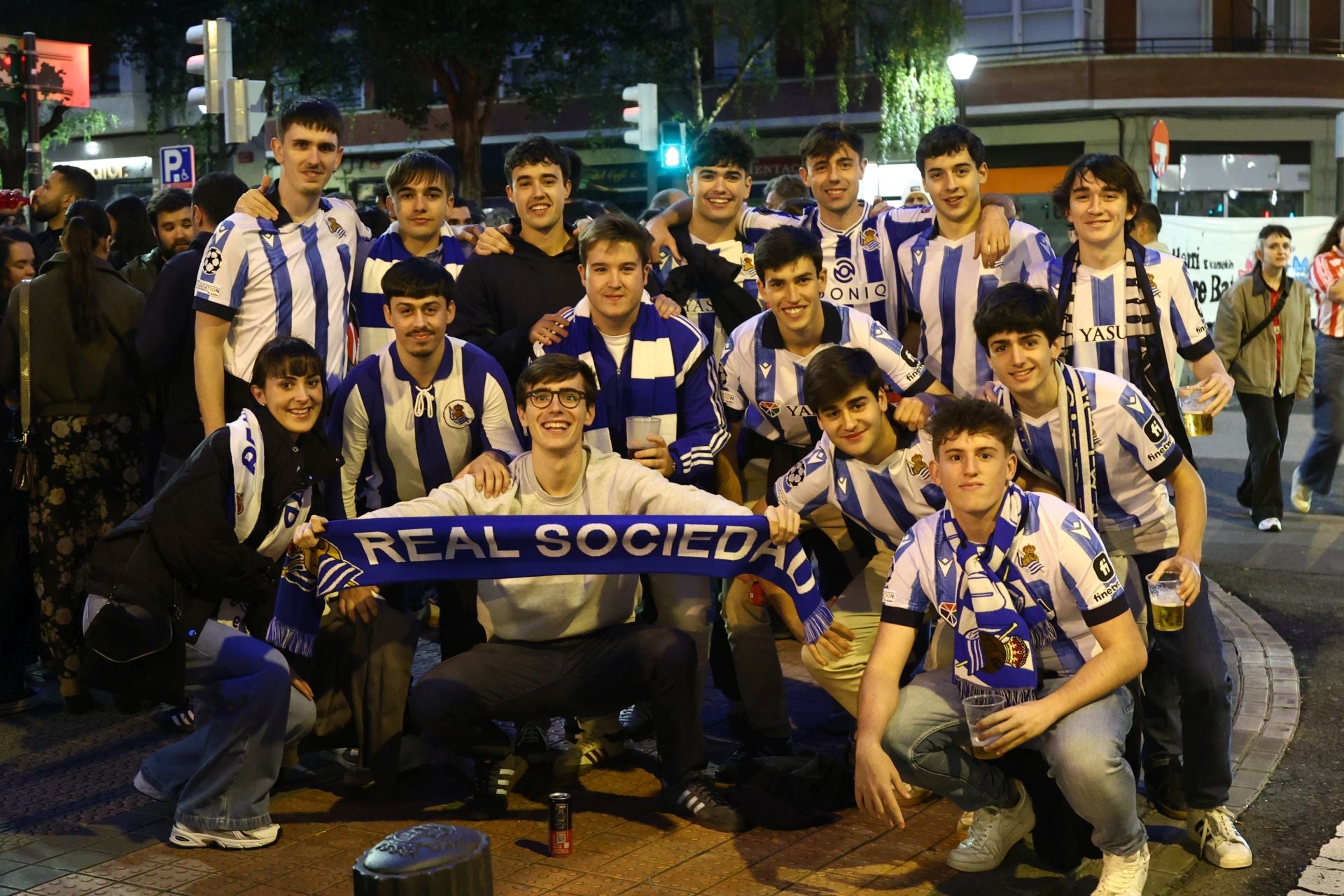 Ambiente de lujo horas antes de la previa