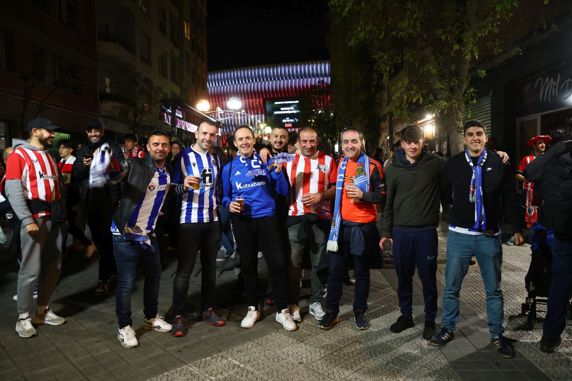 Ambiente de lujo horas antes de la previa