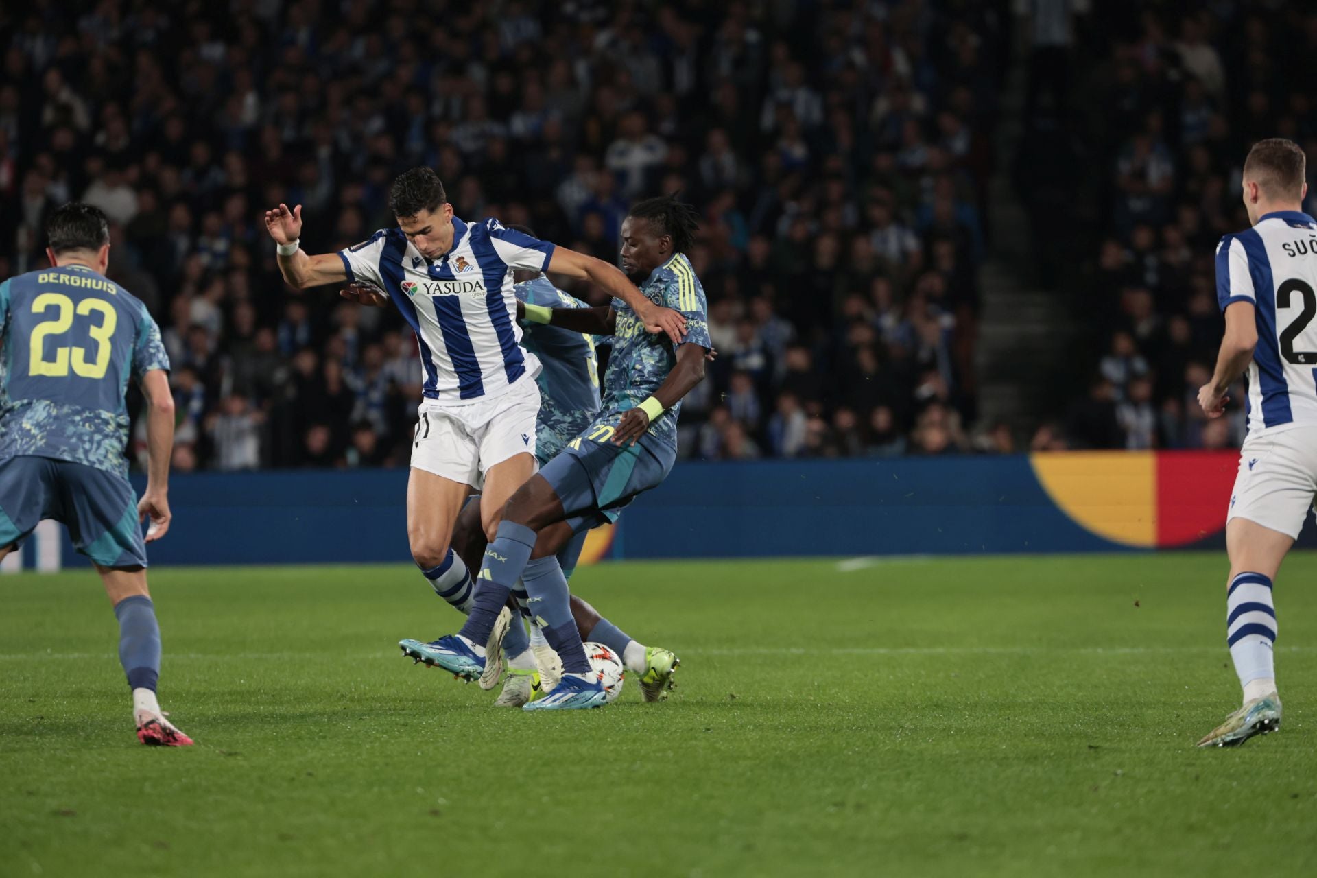 El Real Sociedad - Ajax, en imágenes