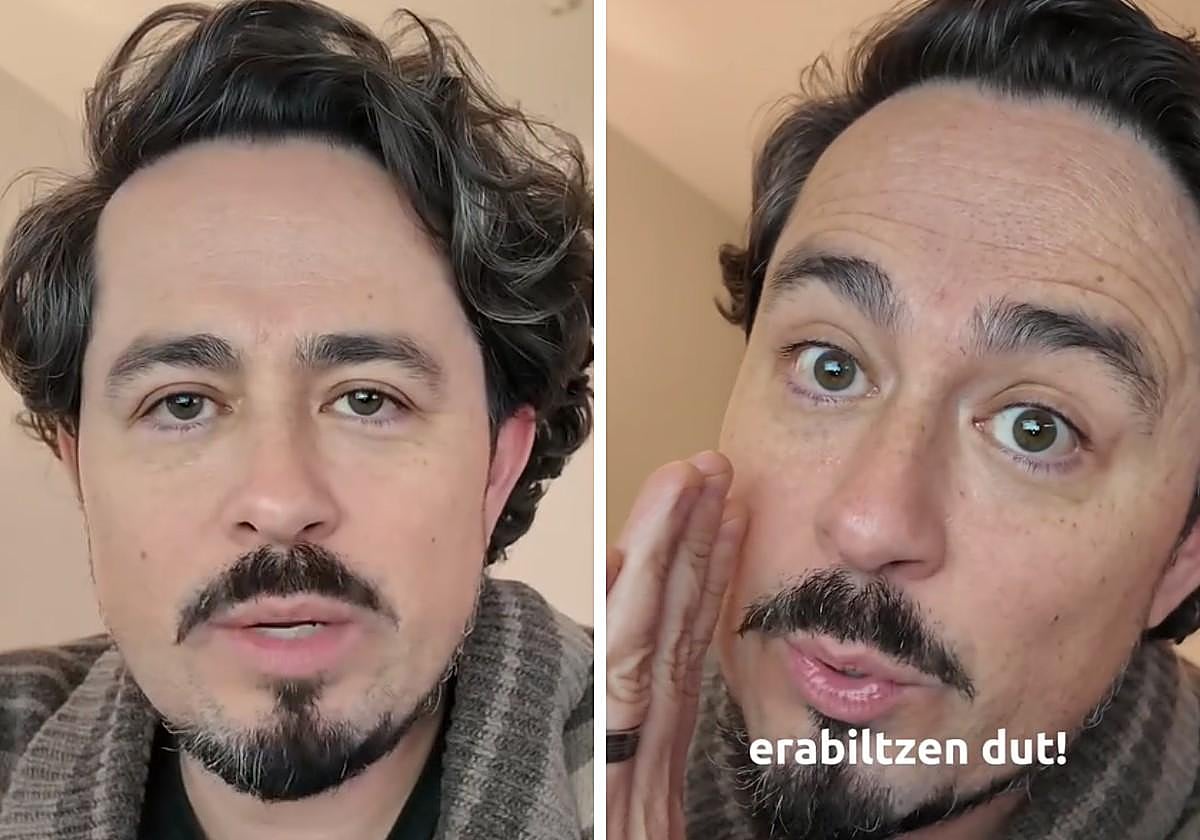 El influencer Scott Zúñiga se encuentra aprendiendo euskera en Euskadi.