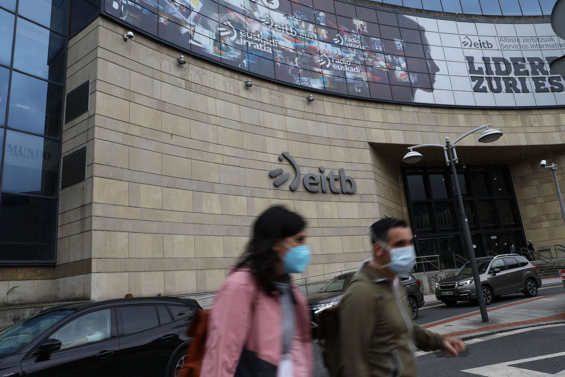 Fachada del edificio de EITB en Bilbao.