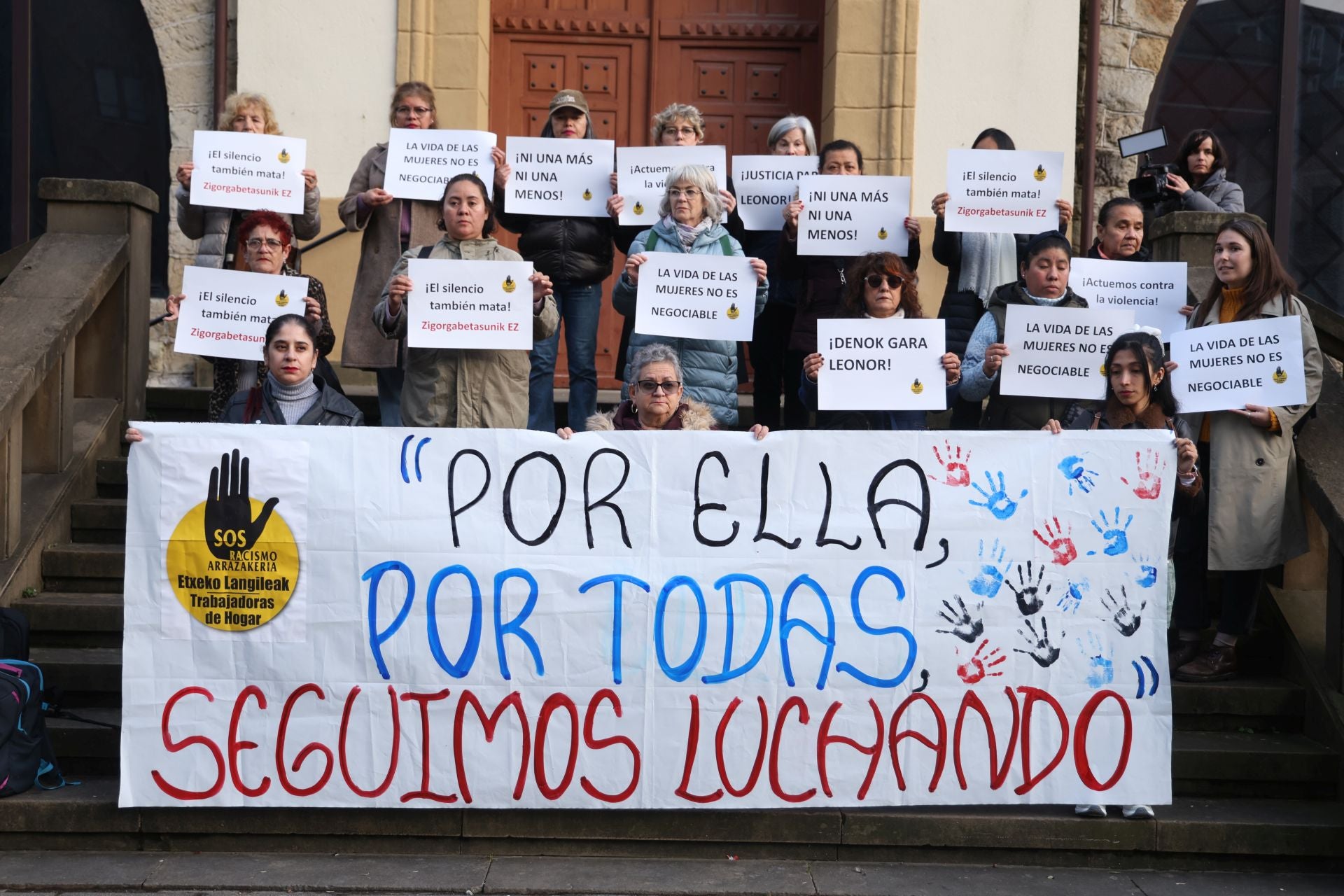 Las compañeras de Leonor comparten el dolor por su asesinato