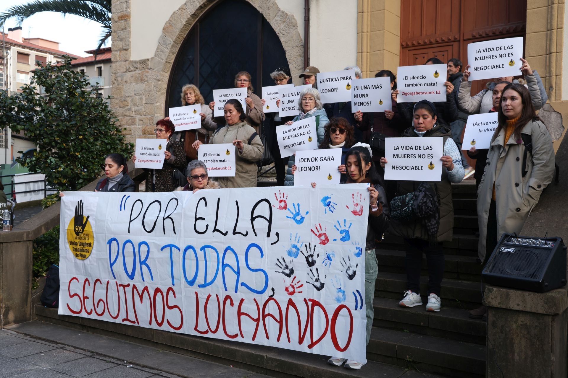 Las compañeras de Leonor comparten el dolor por su asesinato