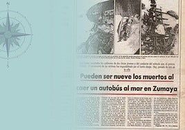 Las olas movían el autobús