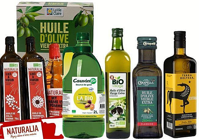 Las marcas de aceite de oliva señaladas por la investigación.
