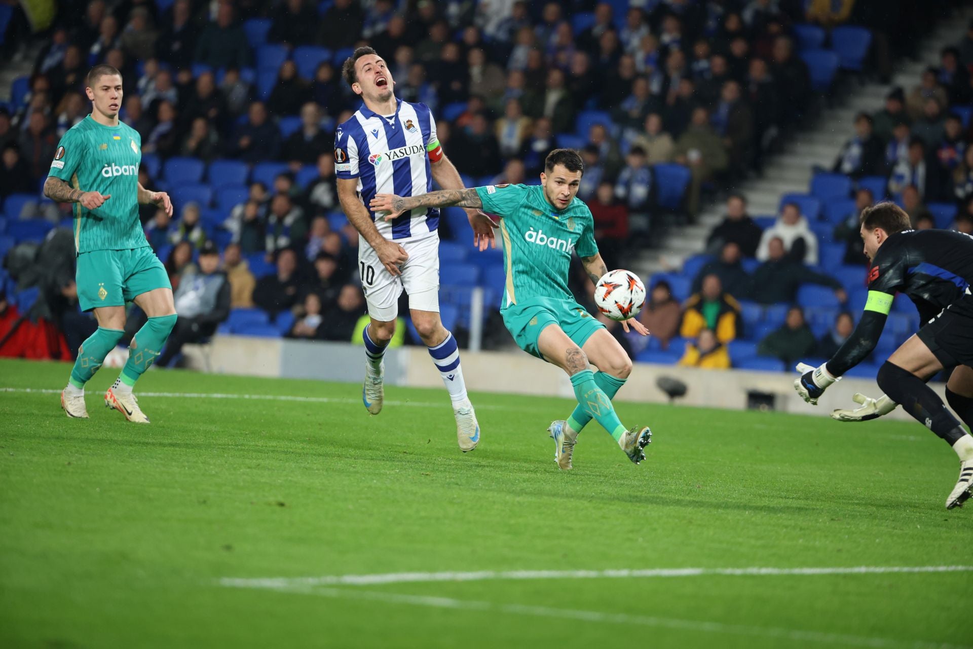 Real Sociedad - Dinamo de Kiev, en imágenes