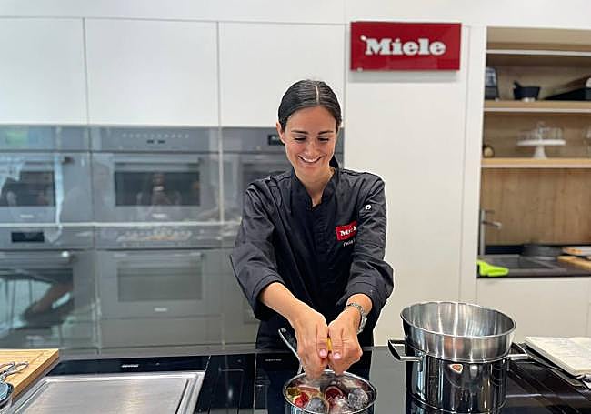 Paola Freire preparó un brunch casero en el Miele Experience Center.