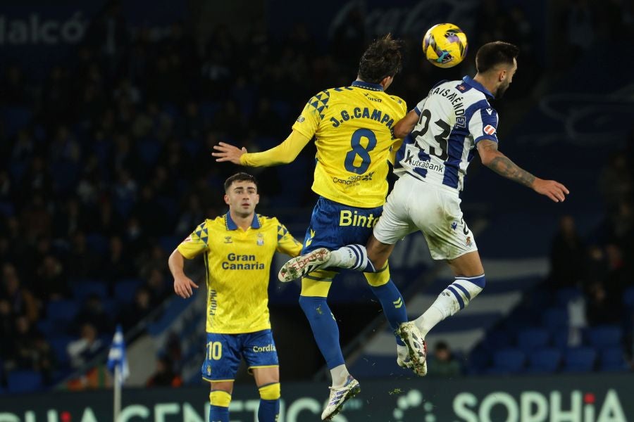 El Real Sociedad - Las Palmas, en imágenes