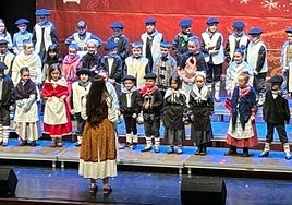 Gabon Kantak hitzorduko momentuetako bat.