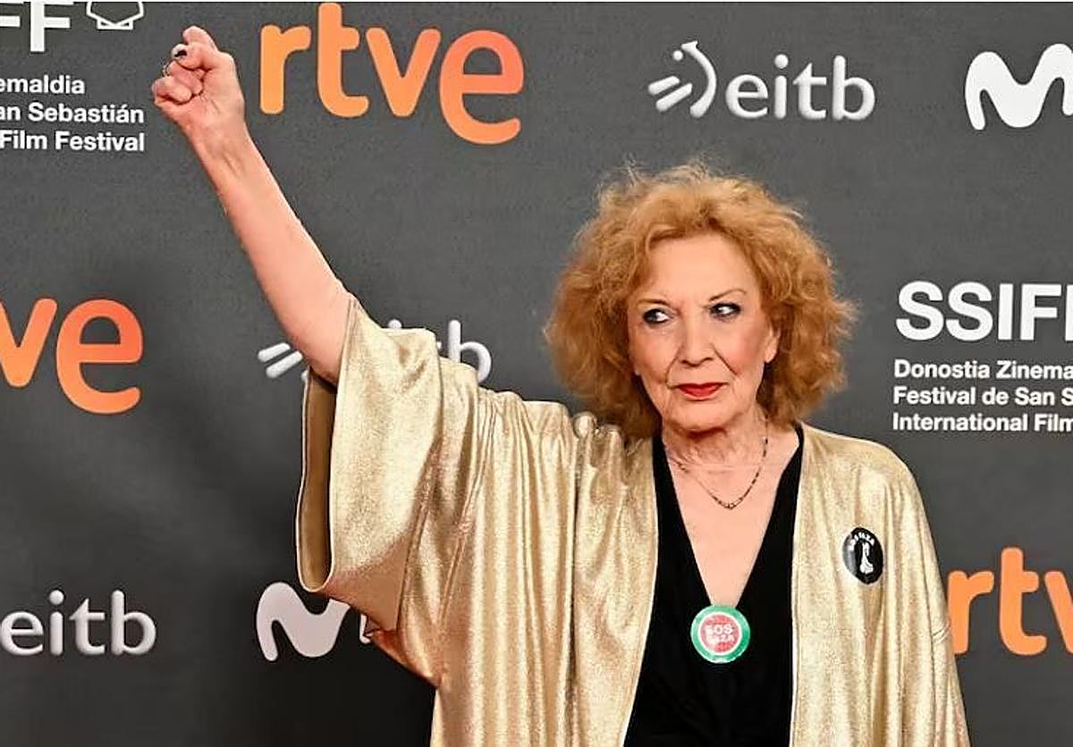 Las visitas de Marisa Paredes al Zinemaldia