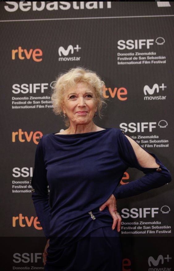 Las visitas de Marisa Paredes al Zinemaldia