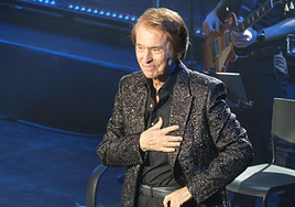 Raphael, durante su último concierto en Donostia, el pasado mayo.