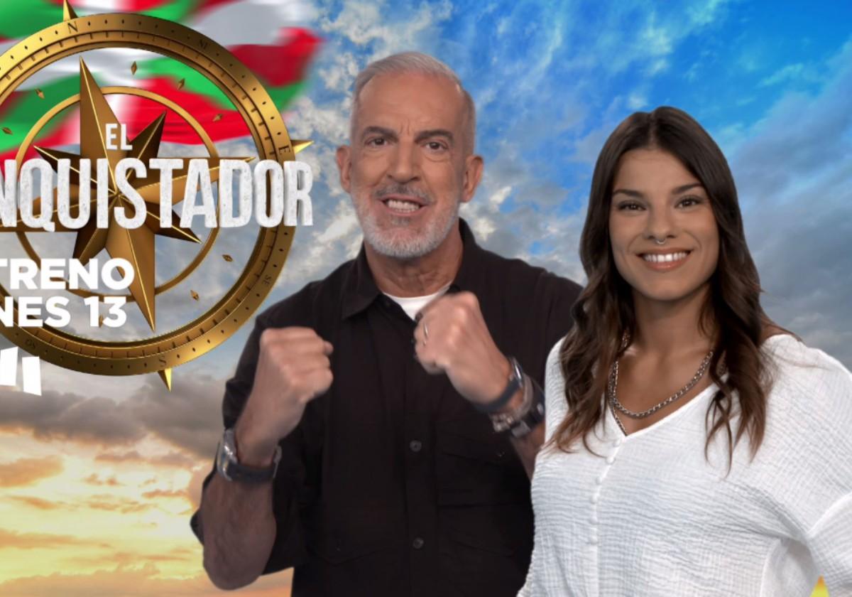 Patxi Alonso y Lur Errekondo, presentadores de El Conquis.