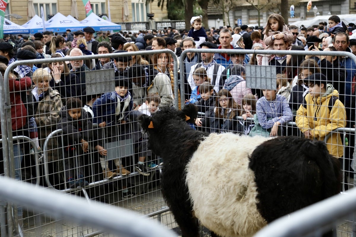 Donostia disfruta de su feria de Santo Tomás