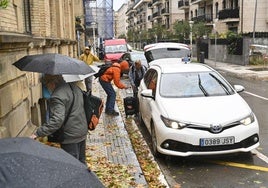 Los 118 taxis de Donostialdea podrán prestar servicio en Donostia a partir del lunes en días concretos