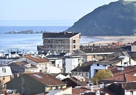 Pisos en construcción en Zarautz.