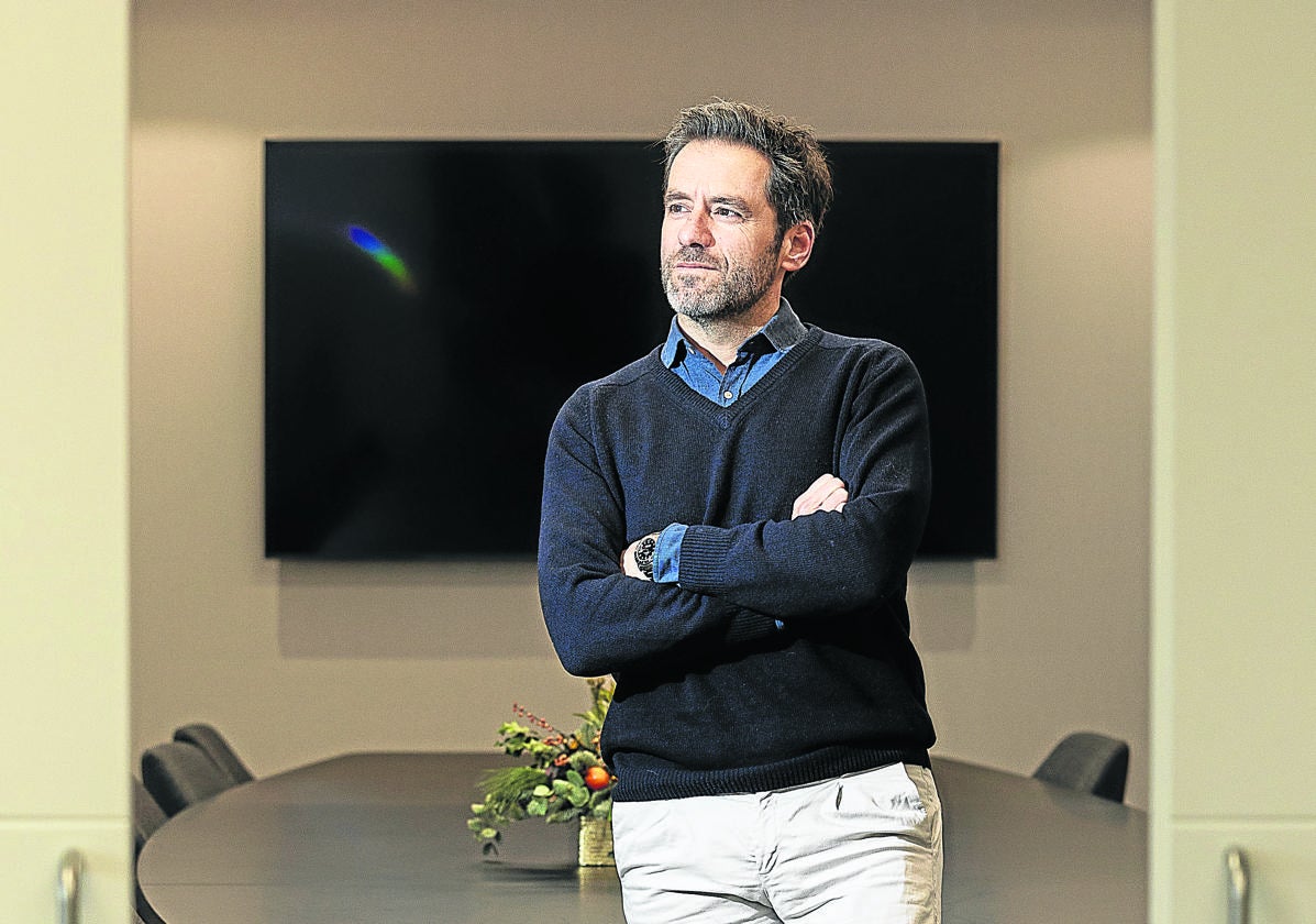 El portavoz del PP, Borja Sémper, en las instalaciones de El Diario Vasco.