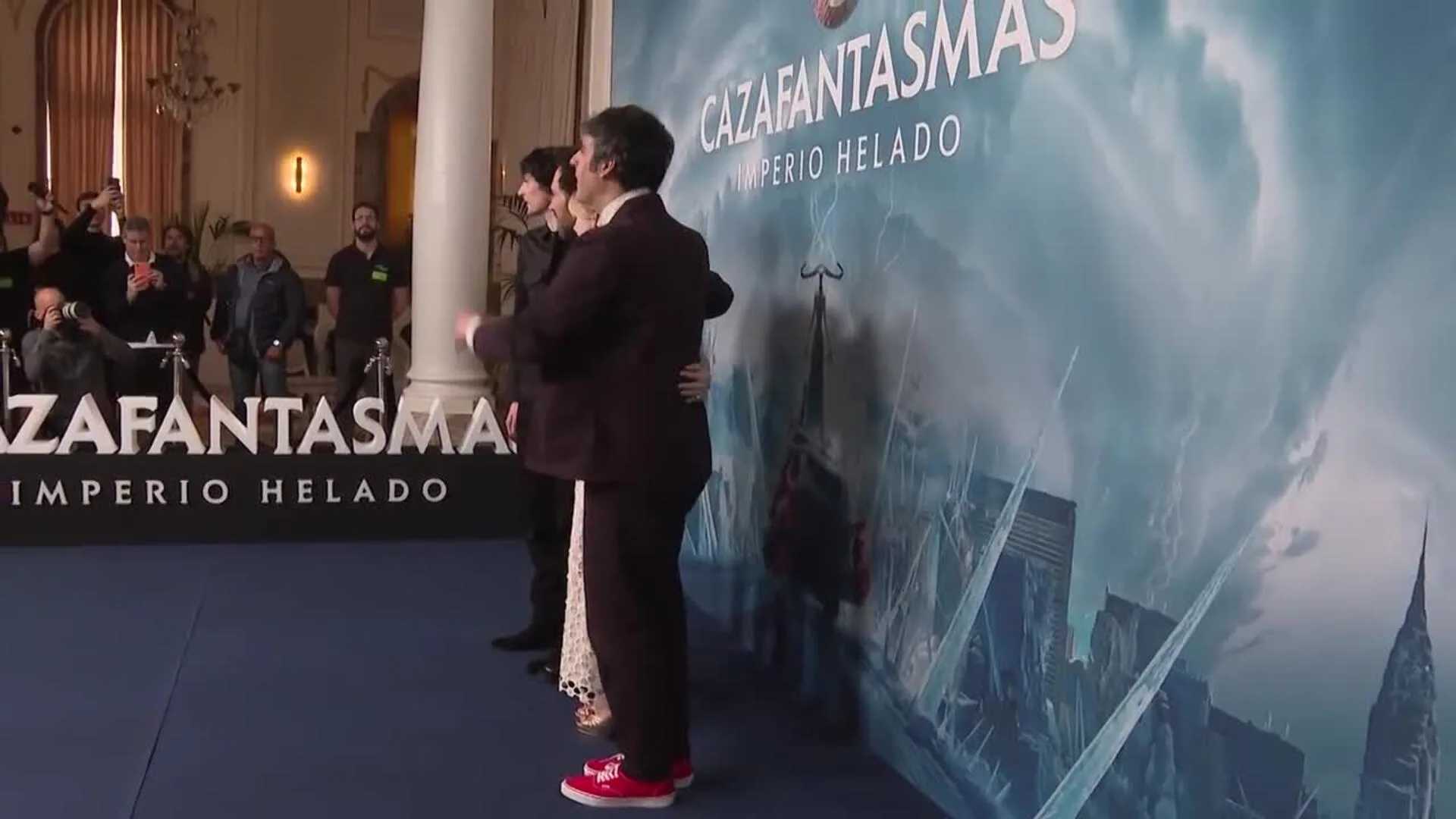 El glamour de Hollywood llega a Madrid con el estreno de la nuevo de la saga 'Cazafantasmas'