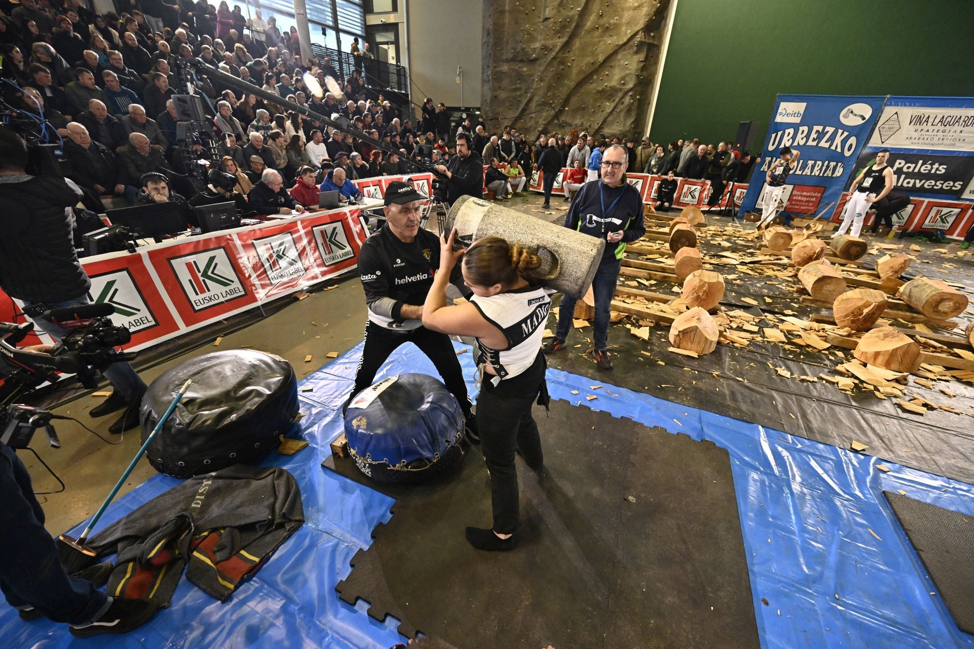 Las mejores imágenes de la Urrezko Aizkolarien Kopa