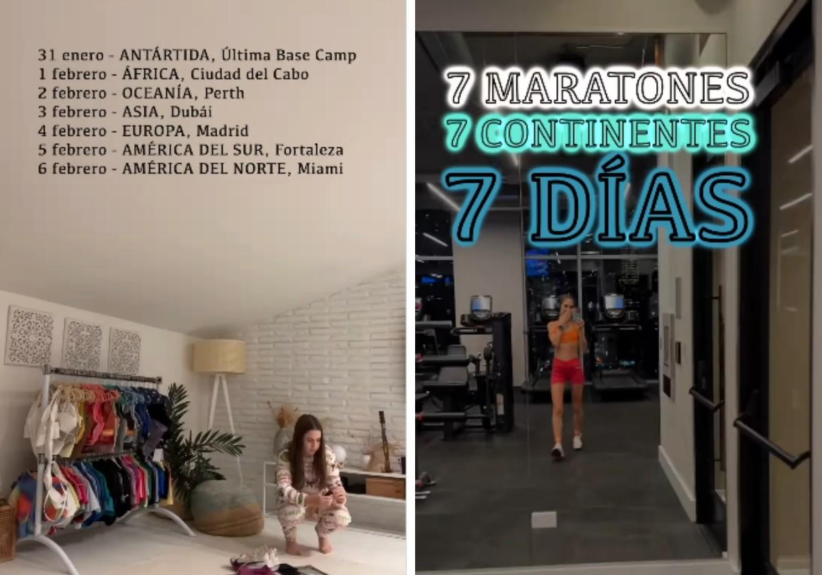 El nuevo reto de Verdeliss: 7 maratones en 7 días y en 7 continentes