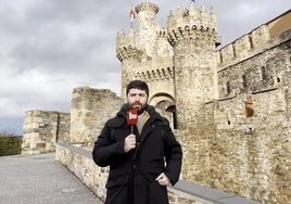 El enviado especial de DV al duelo de Copa de la Real, delante del castillo de Ponferrada.