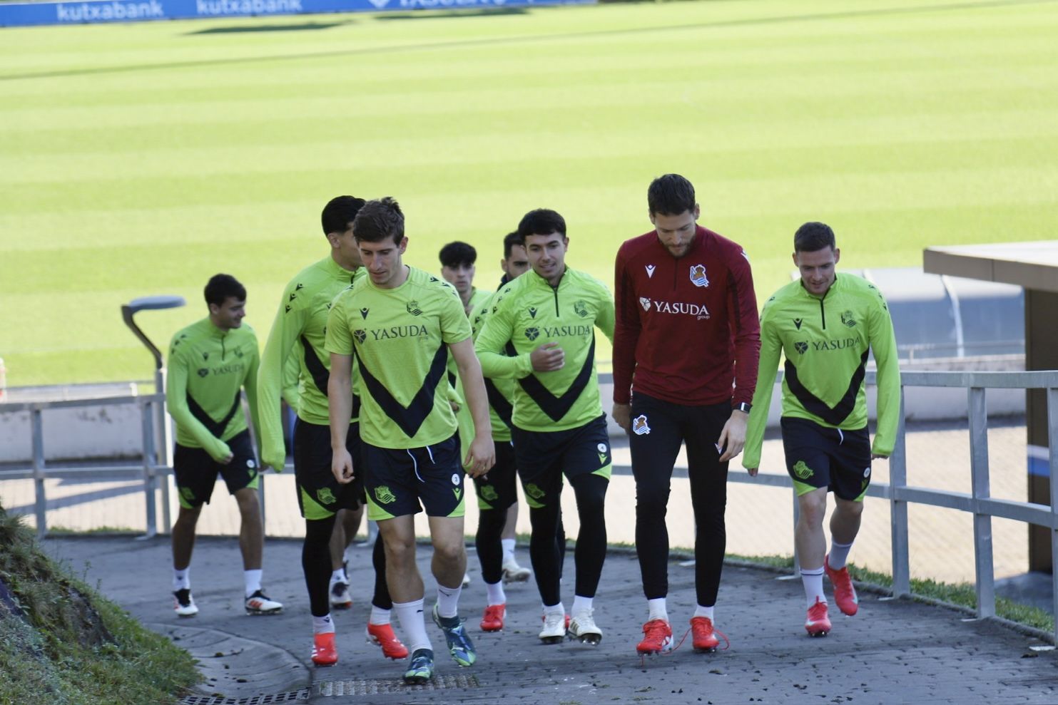 La Real calienta motores de cara al duelo ante el Villarreal