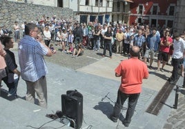 La presentación de la Entidad Local Menor de Itziar, en el año 2015.