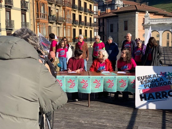 Una imagen del acto organizado ayer en Tolosa.