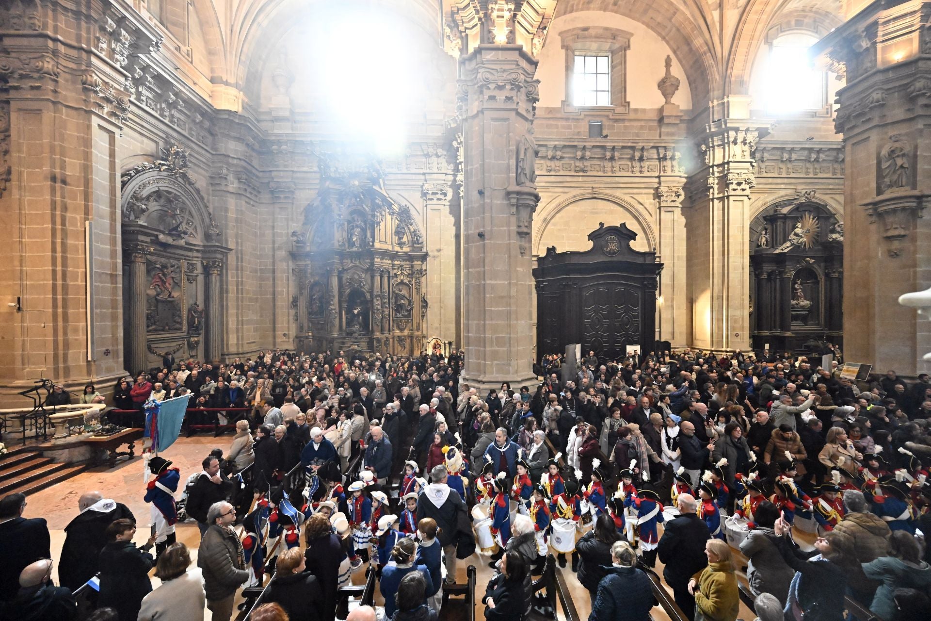 Multitudinaria misa de San Sebastián