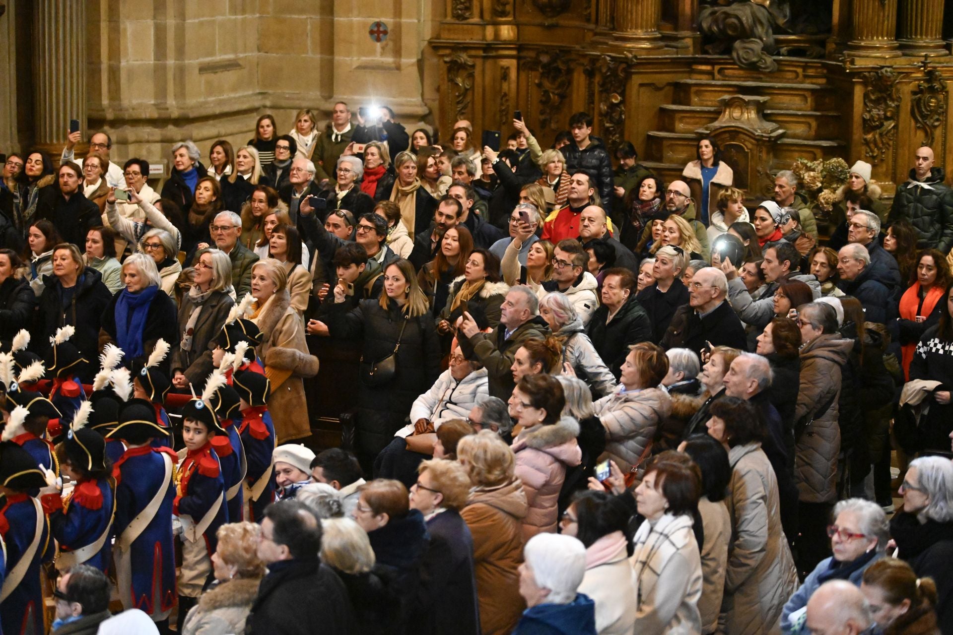 Multitudinaria misa de San Sebastián