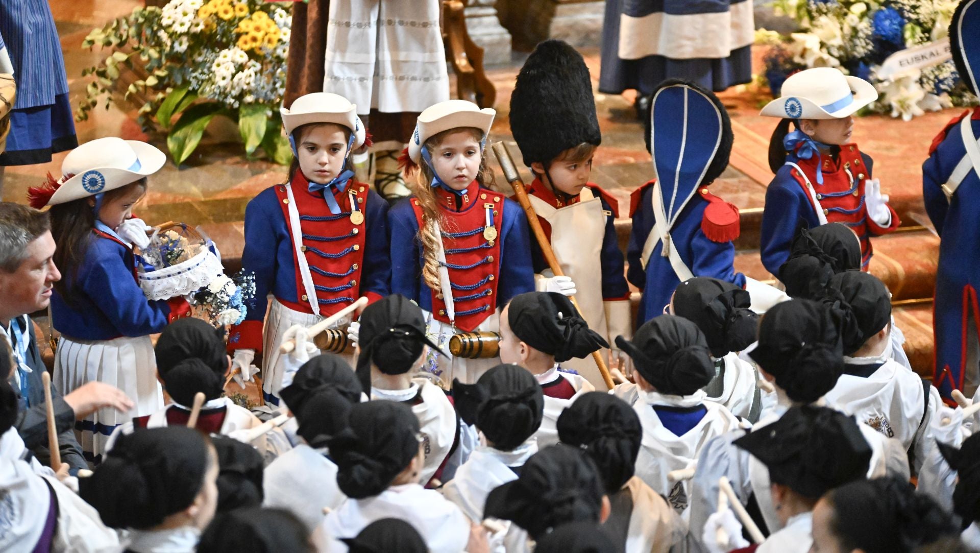 Multitudinaria misa de San Sebastián