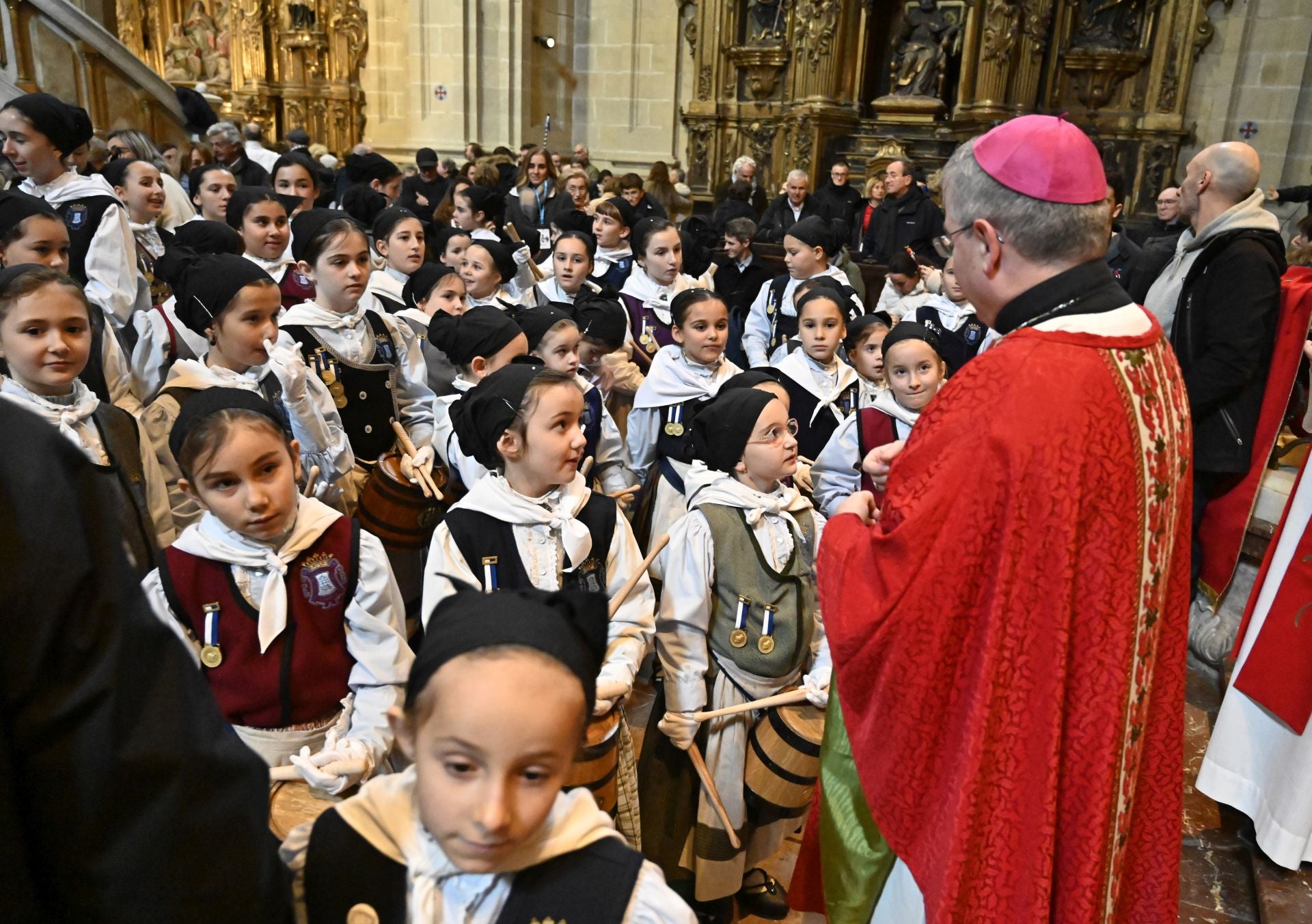 Multitudinaria misa de San Sebastián