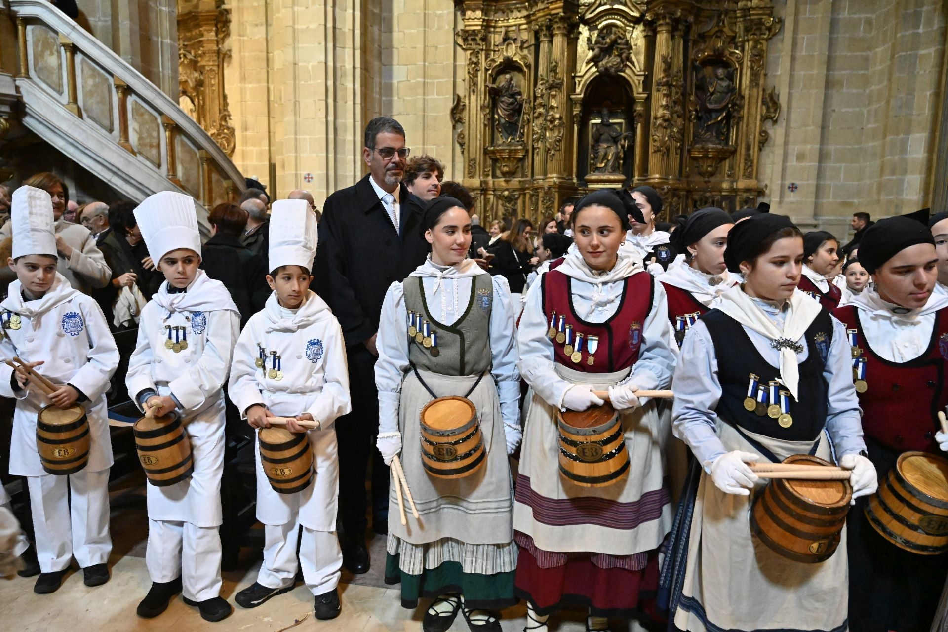 Multitudinaria misa de San Sebastián