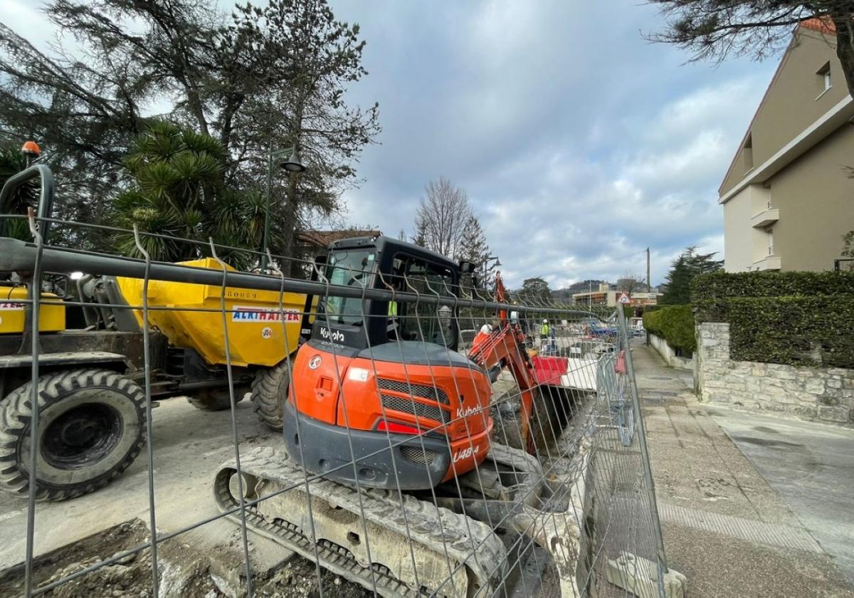 En la segunda fase la maquinaría está trabajando en la zona entre la Copa y Saindua.