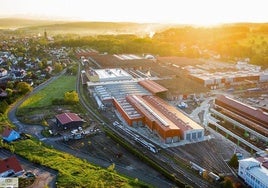 Fábrica de CAF en la región francesa de Alsacia.