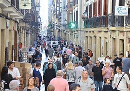 Imagen de archivo de la Parte Vieja de San Sebastián.