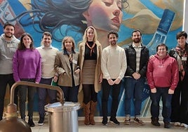 Representantes de la empresas del sector agroalimentario de Tolosaldea que han estudiado estrategias de trabajo conjunto.