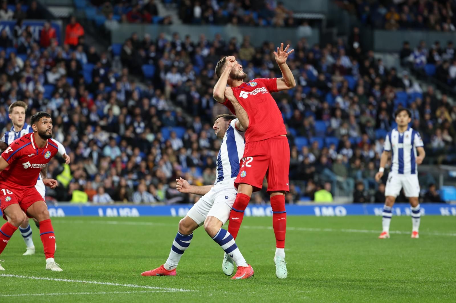 Las mejores imágenes del Real Sociedad 0 - Getafe 3